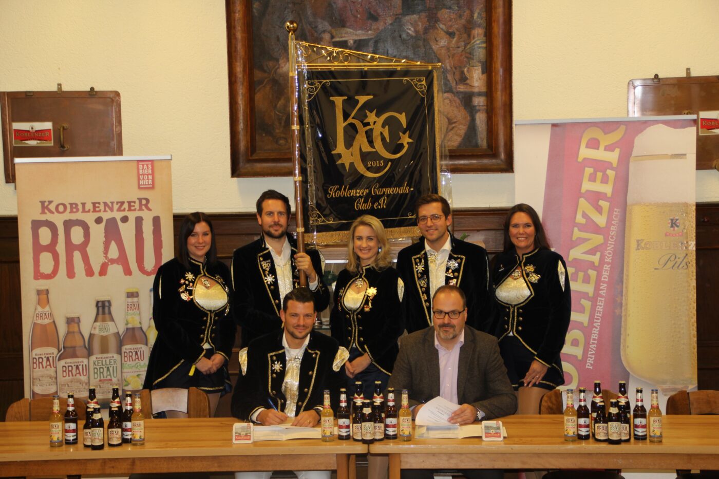 Sponsorenvereinbarung mit der Koblenzer Brauerei
