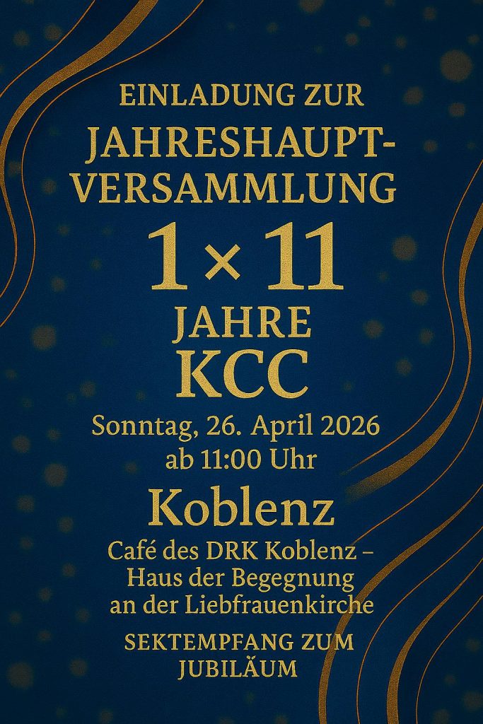 Einladung Jahreshauptversammlung